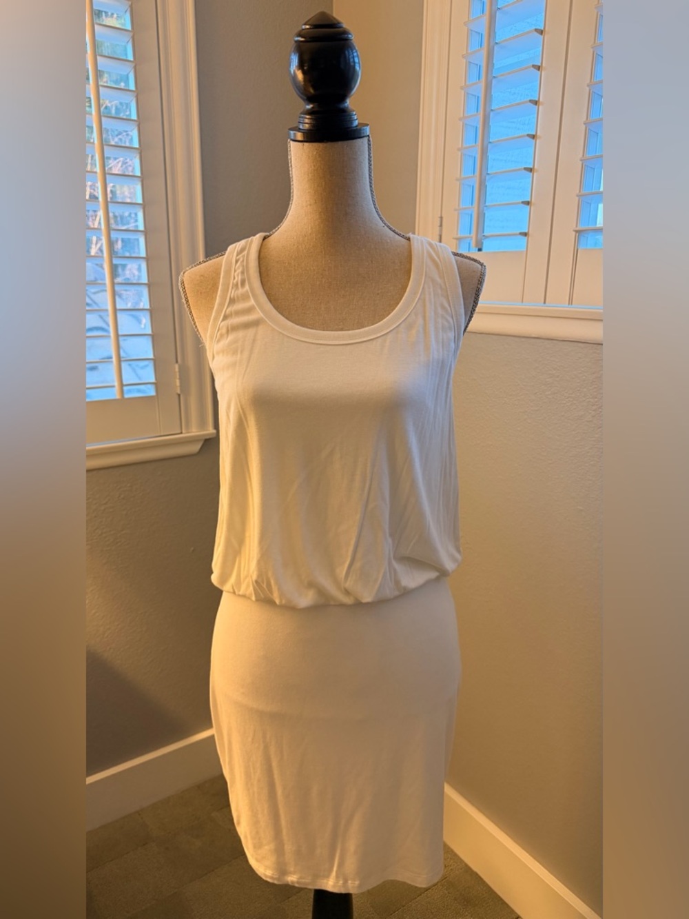 mittoshop Cream Blouson Tank Top